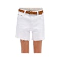 Miniatyrbillede 3 af 4: Kort Superdry Femme Cut Off Hvid Syntetisk Vit 26