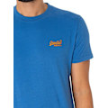 Miniatyrbild 4 av 5: T-shirt Superdry Herr Essential Logotyp Blå Bomull Blå M