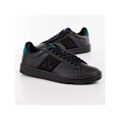 Miniatyrbillede 2 af 4: Klassiske bløde trikolore sneakers Le Coq Sportif - Sort - Unisex - Snørebånd - Flad - Læder Sort/havblå koral 43