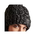 Miniatyrbillede 3 af 3: Hue - Superdry - Tvistet - Sort tweed - Sherpa foring - Klassisk pompon tweed noir Unik storlek