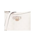Miniatyrbild 3 av 4: GUESS Axelfodral i krämfärg för kvinnor - Gerty Girlfriend Satchel Cream White 290523 grädde