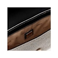 Miniatyrbild 4 av 4: GUESS Axelväska med axelrem i kräm och svart för kvinnor - Sebina Flap Shoulder Bag Natural / Black 293478 kräm, svart
