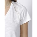 Pikkukuva 4 / 4: T-paita lyhyet hihat Studios slub v-aukko tee optinen - Superdry Vit 36