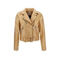 Miniatyrbillede 2 af 4: Veste moto similicuir femme Guess Lana - gold foil combo - XL guldfolie combo M