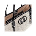 Miniatyrbild 2 av 4: Axelväska - GUESS - Sebina Tote Bag - Grädde / Svart - 47x25x15 cm - Kvinna kräm, svart