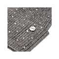 Miniatyrbild 2 av 3: Bonett med strass för kvinnor i grått syntetiskt material - jag