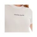 Miniatyrbillede 2 af 3: T-shirt Guess Kvinde Print Hvid Bomuld Vit S