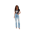 Pikkukuva 3 / 3: Rhinestone-logollinen T-paita - Guess-farkut - Naiset - XS