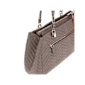 Miniatyrbillede 3 af 4: GUESS Skuldertaske taupe til kvinder - Anning Shoulder Satchel Bag Dark Taupe 292214 mol