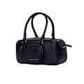 Miniatyrbillede 2 af 3: Armani Exchange Dame Satchel Sort Polyester Svart