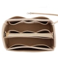 Miniatyrbild 5 av 5: 2023 New Best Discount Travel Organizer Handväska Filtväska Tote Liner Handväska Påse Insats Dam 3 storlekar Khaki Khaki 30*17*18