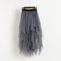Pikkukuva 6 / 9: Mesh Tyll Kjol Layered Klänning MUSTA black