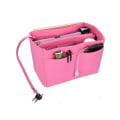 Miniatyrbild 2 av 5: 2023 New Best Discount Travel Organizer Handväska Filtväska Tote Liner Handväska Påse Insats Dam 3 storlekar Pink Pink 30*17*18