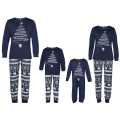 Pikkukuva 3 / 11: Joulupyjamat koko perheelle, yhteensopivat perheen joulu-PJ-setit Blue Dad M