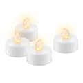 Set med 4 LED-värmeljus med timer