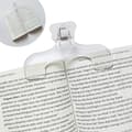 Transparent Book Clip - Bookmark for Page Holder, Reading Accessory Convenient for Reading Teaching and Fixing Manuscripts, Suitable