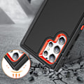 Miniatyrbild 9 av 11: Galaxy S24 Ultra Armor Duty Kickstand Skal  Maximal Funktion och Skydd Svart