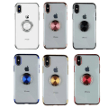 Miniatyrbillede 2 af 11: iPhone XS Max - Skyddande Skal med Ringhållare Silver