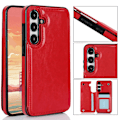 Miniatyrbillede 5 af 11: Samsung Galaxy S24 FE Case - Elegans och Funktion i Ett Mörkblå