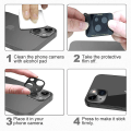 Miniatyrbillede 7 af 11: 2-PACK iPhone 14 - 2.5D Sk�rmskydd + Kameralinsskydd 0,3mm Transparent