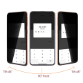 Miniatyrbilde 4 av 10: 2-PACK Xiaomi Mi 11T Pro Anti-Spy Skärmskydd HD 0,3mm Svart