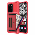 Miniatyrbillede 1 af 11: Samsung Galaxy S20 Plus - Professionelt cover med kortrum Röd