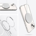 Miniatyrbild 5 av 11: Magnetiskt skyddsskal med trådlös laddning för iPhone 13 Transparent