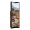 Pikkukuva 11 / 11: Läderplånbok med magnetiskt hållare för Galaxy S24 Ultra Röd