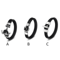 Pikkukuva 5 / 6: Äkta Läder Rostfritt Stål Armband TYPE-C