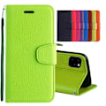 Miniatyrbillede 1 af 11: iPhone 11 Pro - Effektfullt Nkobee Plånboksfodral Green Grön