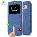 Miniatyrbild 3 av 11: Smartfodral med Svarsfunktion - Samsung Galaxy A7 (Modell 2017) Guld