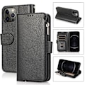 Miniatyrbillede 1 af 11: iPhone 12 Pro - Plånboksfodral Svart