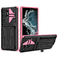 Miniatyrbilde 1 av 11: Galaxy S23 Ultra Plånboksskal - Det Bästa av Stil och Skydd Rosa
