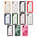 Pikkukuva 2 / 11: iPhone X/XS - Stötdämpande Smart Skyddsfodral Svart/Röd