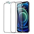 Pikkukuva 5 / 11: iPhone 12 Mini Skärmskydd 2.5D 9H 0,3mm Transparent Svart