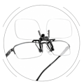 Miniatyrbilde 6 av 7: Smidigt Clip-On Läsglasögon med Styrka (+1,0 - +4,0) +3