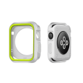 Pikkukuva 4 / 11: Skyddande TPU Skal - iWatch Serie 1/2/3 Svart/Grå 38mm