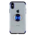 Miniatyrbilde 1 av 11: iPhone XS Max - Skyddande Skal med Ringhållare Blå
