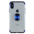 Pikkukuva 1 / 11: iPhone XS Max - Skyddande Skal med Ringhållare Blå