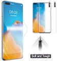 Miniatyrbillede 5 af 11: Huawei P40 Pro Mjukt Skärmskydd 3D PET 9H 0,2mm Transparent/Genomskinlig