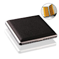 Miniatyrbild 11 av 11: Slittåligt Cigarett Fodral PU-LÄDER Svart