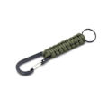 Miniatyrbilde 3 av 11: Paracord Overlevelsesnøkkelring Kamouflage Grön