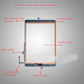 Miniatyrbillede 7 af 11: Touchscreen & Hemknapp iPad 7/8 2019/2020 10.2" Vit