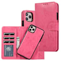 Pikkukuva 1 / 11: iPhone 11 Pro Max - Praktiskt LEMAN Plånboksfodral Rosa