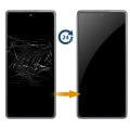 Miniatyrbillede 5 af 11: 2-PACK Samsung Galaxy S24 Ultra Integritetsskyddande Hydrogel Mjuk skärmskydd Transparent, Svart Ram