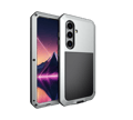S24 plus - Stötdämpande HEAVY DUTY Aluminium Skal Silver