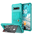 Miniatyrbillede 3 af 11: Samsung Galaxy S10 - Praktisk Smart Cover med kortrum Svart