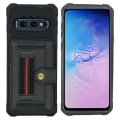 Miniatyrbillede 4 af 11: Samsung Galaxy S10E - Skyddande Skal med Kortfack Blå