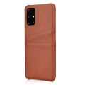 Miniatyrbillede 1 af 11: Samsung Galaxy A71 - Suteni Skal med Korth�llare Brun