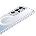 Pikkukuva 3 / 11: Magnetiskt trådlöst laddningsskal i PC-material för Galaxy S21 ultra Transparent